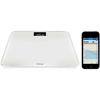 Withings WS-30 Wireless Bathroom Scale, White Withings WS-30 Wireless Bathroom Scale, White